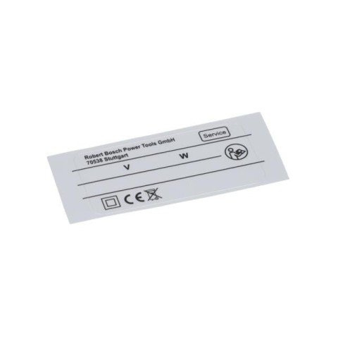 Bosch Tip Etiketi — GWS 8-115 (1 601 11A 3H3)