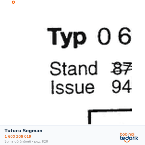 Bosch Tutucu Segman — GZWS 1341.4 (1 600 206 019)