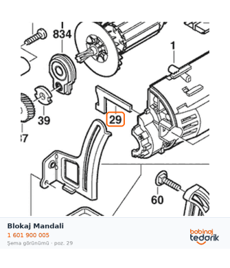 Bosch Blokaj Mandali — GKS 55 CE BARE (1 601 900 005) Bosch Blokaj Mandali — GKS 55 CE BARE (1 601 900 005)