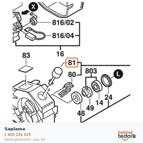 Bosch Saplama — GNF 45 CA (1 603 231 015) Bosch Saplama — GNF 45 CA (1 603 231 015)