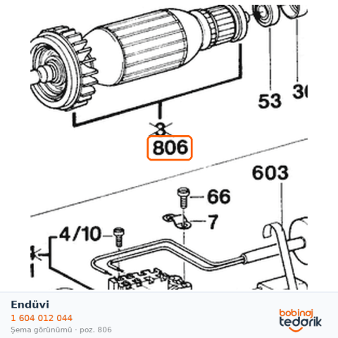Bosch Endüvi — GZWS 1341.4 (1 604 012 044) Bosch Endüvi — GZWS 1341.4 (1 604 012 044)
