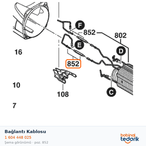 Bosch Bağlantı Kablosu — GPO 14 CE (1 604 448 025) Bosch Bağlantı Kablosu — GPO 14 CE (1 604 448 025)