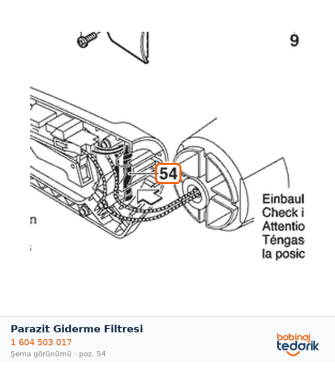 Bosch Parazit Giderme Filtresi — GWS 24-180 JBX (1 604 503 017) Bosch Parazit Giderme Filtresi — GWS 24-180 JBX (1 604 503 017)