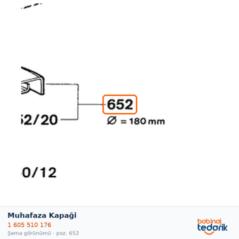 Bosch Muhafaza Kapaği — GZWS 1341.4 (1 605 510 176) Bosch Muhafaza Kapaği — GZWS 1341.4 (1 605 510 176)