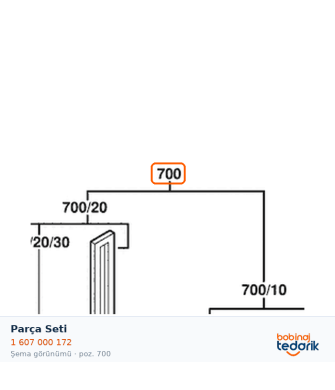 Bosch Parça Seti — GEWS 1348.0 (1 607 000 172)