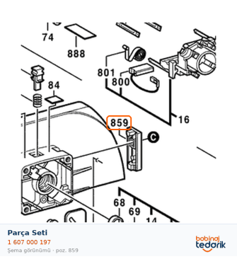 Bosch Parça Seti — GKS 55 (1 607 000 197)