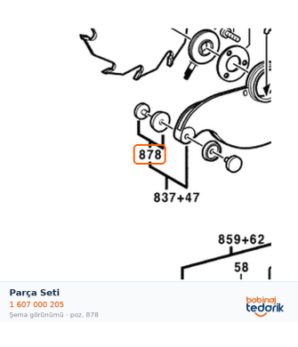 Bosch Parça Seti — GKS 55 (1 607 000 205)