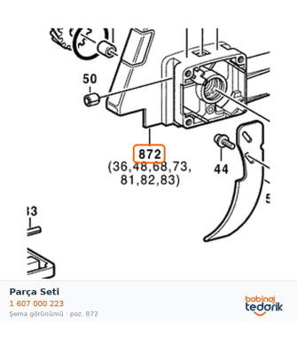 Bosch Parça Seti — GKS 55 (1 607 000 223)