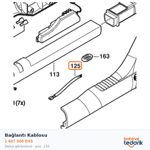 Bosch Bağlantı Kablosu — GTR 55-225 (1 607 000 EH5)