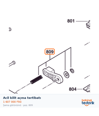 Bosch Acil kilit açma tertibatı — GPT 18V-19 (1 607 000 F5G) Bosch Acil kilit açma tertibatı — GPT 18V-19 (1 607 000 F5G)