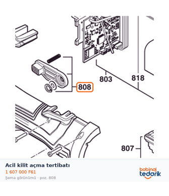 Bosch Acil kilit açma tertibatı — GPT 18V-32 (1 607 000 F61) Bosch Acil kilit açma tertibatı — GPT 18V-32 (1 607 000 F61)
