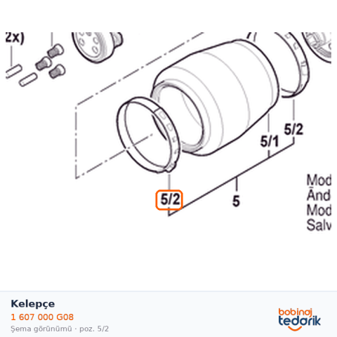 Bosch Kelepçe — GKH 18V-50 (1 607 000 G08) Bosch Kelepçe — GKH 18V-50 (1 607 000 G08)