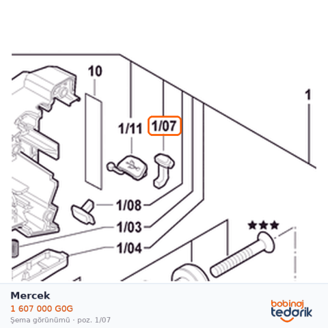 Bosch Mercek — GKH 18V-50 (1 607 000 G0G)