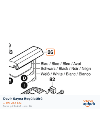 Bosch Devir Sayısı Regülatörü — GNF 45 CA (1 607 233 132) Bosch Devir Sayısı Regülatörü — GNF 45 CA (1 607 233 132)