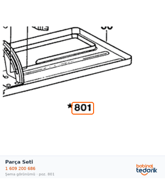 Bosch Parça Seti — GKS 1561 (1 609 200 686)