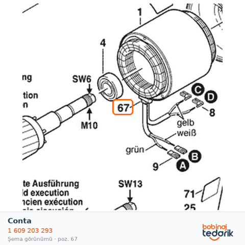 Bosch Conta — GSM175 (1 609 203 293) Bosch Conta — GSM175 (1 609 203 293)