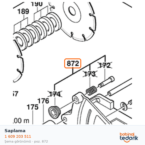 Bosch Saplama — GNF 45 CA (1 609 203 511) Bosch Saplama — GNF 45 CA (1 609 203 511)
