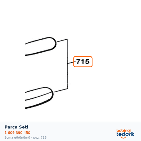 Bosch Parça Seti — GHG 600 CE (1 609 390 450) Bosch Parça Seti — GHG 600 CE (1 609 390 450)