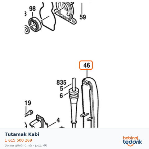 Bosch Tutamak Kabi — GBH 8/65 DCE (1 615 500 269)