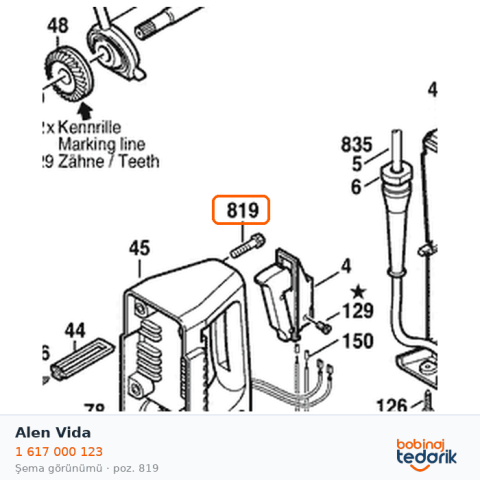 Bosch Alen Vida — GBH 8/65 DCE (1 617 000 123) Bosch Alen Vida — GBH 8/65 DCE (1 617 000 123)