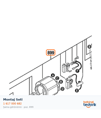 Bosch Montaj Seti — GAH 500 DSR (1 617 000 682)