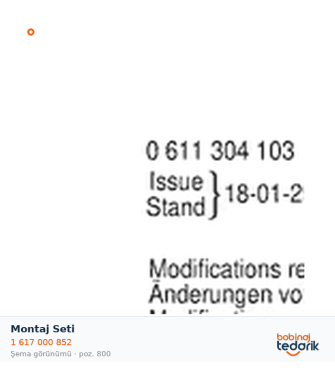 Bosch Montaj Seti — GSH 27 (1 617 000 852)