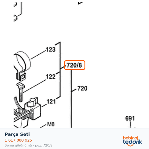 Bosch Parça Seti — GBH 2-20 REA (1 617 000 925)