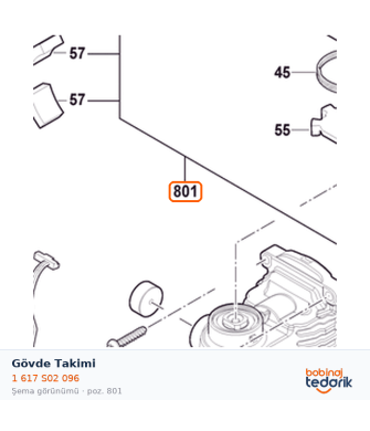Bosch Gövde Takimi — GOP 18V-40 (1 617 S02 096) Bosch Gövde Takimi — GOP 18V-40 (1 617 S02 096)