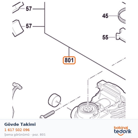Bosch Gövde Takimi — GOP 18V-40 (1 617 S02 096)