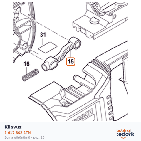 Bosch Kilavuz — GSA 18V-32-2 (1 617 S02 1TN)