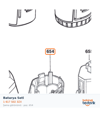 Bosch Batarya Seti — GTC 12V-450-13 (1 617 S02 3ZX) Bosch Batarya Seti — GTC 12V-450-13 (1 617 S02 3ZX)