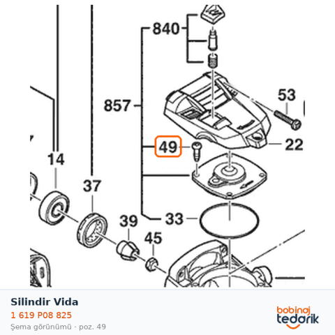 Bosch Silindir Vida — GPO 14 CE (1 619 P08 825)