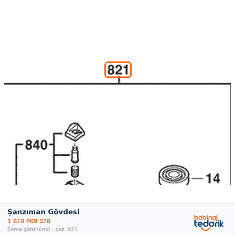 Bosch Şanzıman Gövdesi — GPO 14 CE (1 619 P09 078) Bosch Şanzıman Gövdesi — GPO 14 CE (1 619 P09 078)