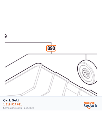 Bosch Çark Seti — GSH 14 C (1 619 P17 891) Bosch Çark Seti — GSH 14 C (1 619 P17 891)