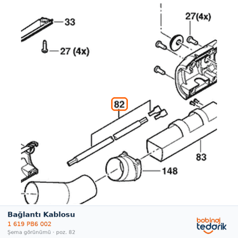 Bosch Bağlantı Kablosu — GTR 55-225 (1 619 PB6 002)
