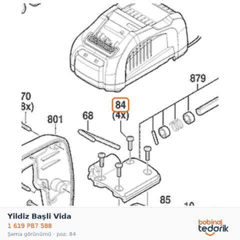 Bosch Yildiz Başli Vida — GSA 185-LI (1 619 PB7 588) Bosch Yildiz Başli Vida — GSA 185-LI (1 619 PB7 588)