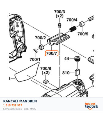 Bosch KANCALI MANDREN — GSA 12-30 (1 619 PS1 997) Bosch KANCALI MANDREN — GSA 12-30 (1 619 PS1 997)