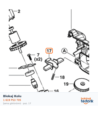 Bosch Blokaj Kolu — GKE 18V-15 (1 619 PS3 705) Bosch Blokaj Kolu — GKE 18V-15 (1 619 PS3 705)