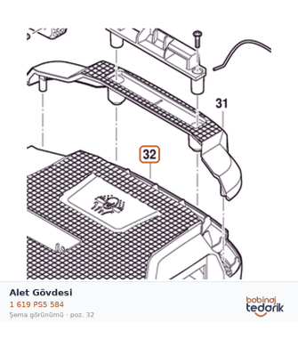 Bosch Alet Gövdesi — GAS12-25LS (1 619 PS5 584) Bosch Alet Gövdesi — GAS12-25LS (1 619 PS5 584)