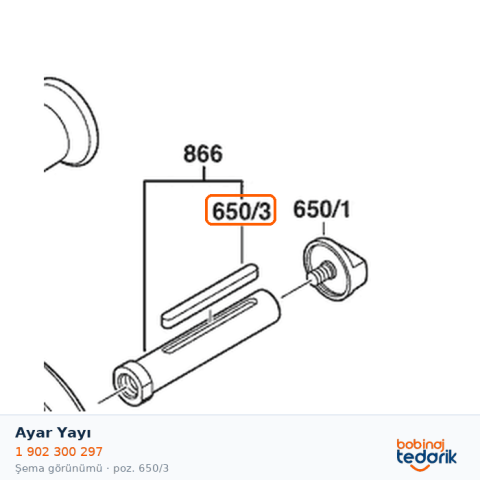 Bosch Ayar Yayı — GSI 14-CE (1 902 300 297) Bosch Ayar Yayı — GSI 14-CE (1 902 300 297)