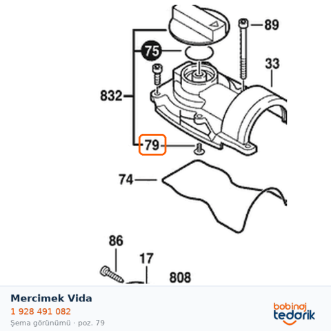 Bosch Mercimek Vida — GBH 3-28 E (1 928 491 082) Bosch Mercimek Vida — GBH 3-28 E (1 928 491 082)