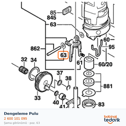 Bosch Dengeleme Pulu — GST 100 (2 600 101 095) Bosch Dengeleme Pulu — GST 100 (2 600 101 095)