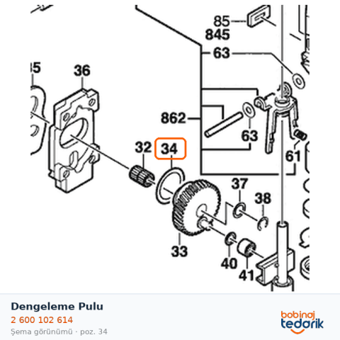 Bosch Dengeleme Pulu — GST 100 (2 600 102 614)