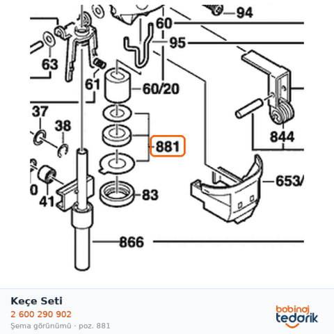 Bosch Keçe Seti — GST 100 (2 600 290 902) Bosch Keçe Seti — GST 100 (2 600 290 902)