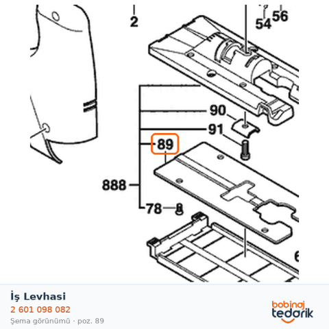 Bosch İş Levhasi — GST 100 (2 601 098 082)
