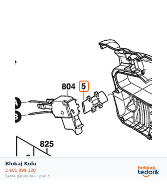 Bosch Blokaj Kolu — GST 24V (2 601 099 120) Bosch Blokaj Kolu — GST 24V (2 601 099 120)