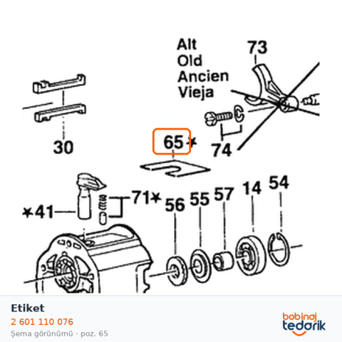 Bosch Etiket — GSB 20-2 (2 601 110 076) Bosch Etiket — GSB 20-2 (2 601 110 076)