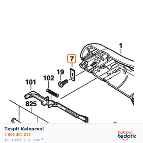 Bosch Tespit Kelepçesi — GST 100 (2 601 302 011)