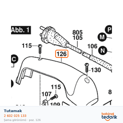 Bosch Tutamak — GST 120 BE (2 602 025 133) Bosch Tutamak — GST 120 BE (2 602 025 133)