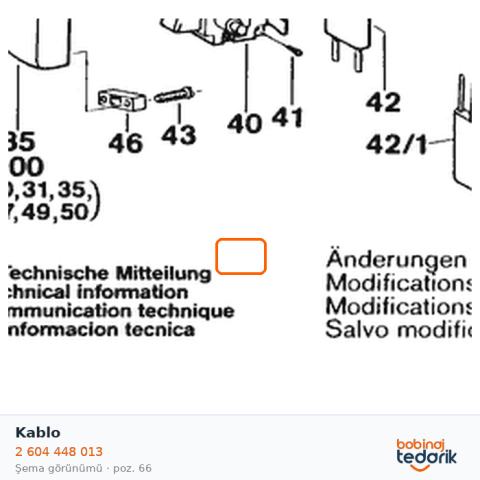 Bosch Kablo — GBS 1412.7 (2 604 448 013) Bosch Kablo — GBS 1412.7 (2 604 448 013)